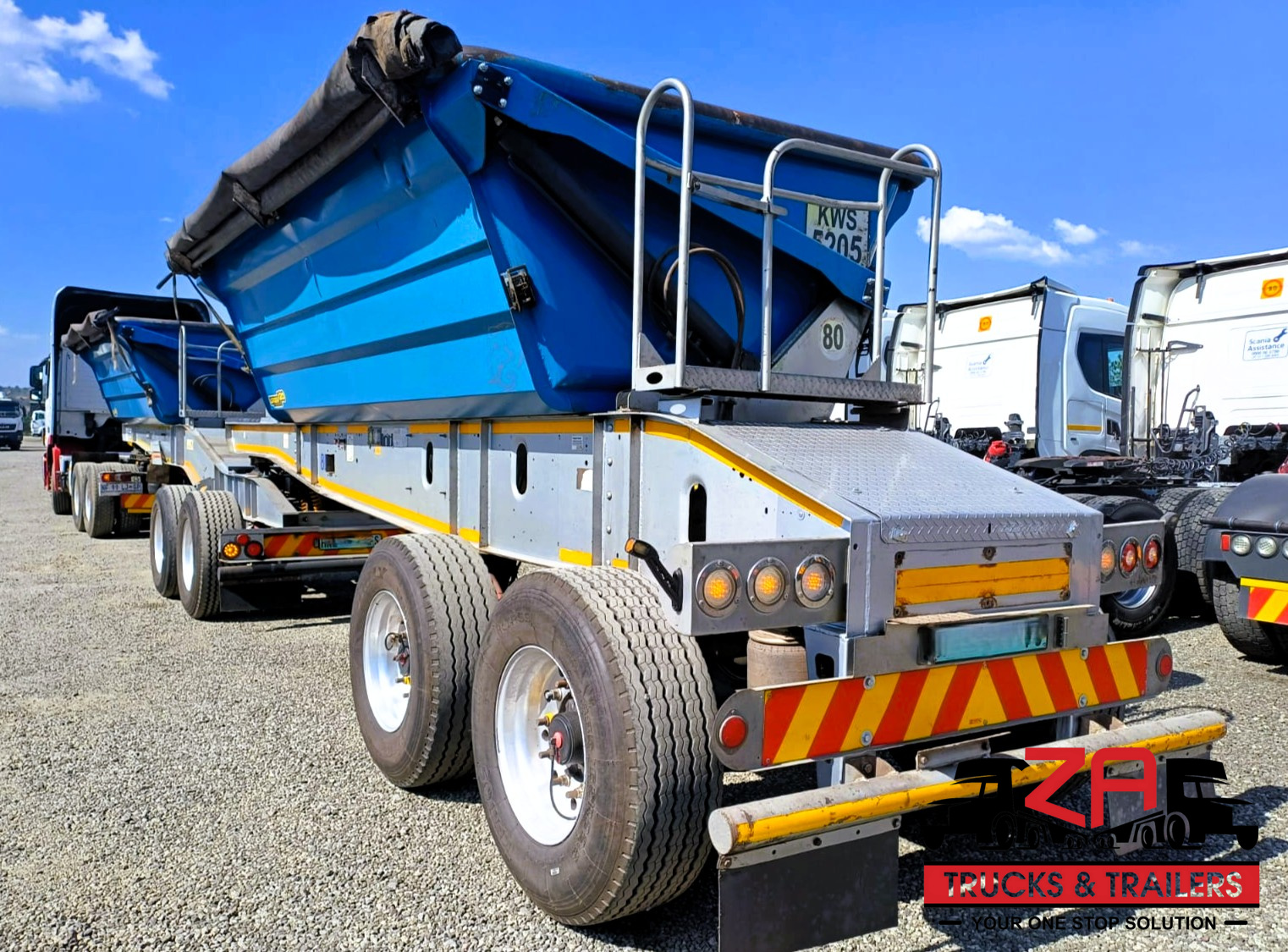 2021 LEADER 20 CUBE SIDE TIPPER TRAILER #53349